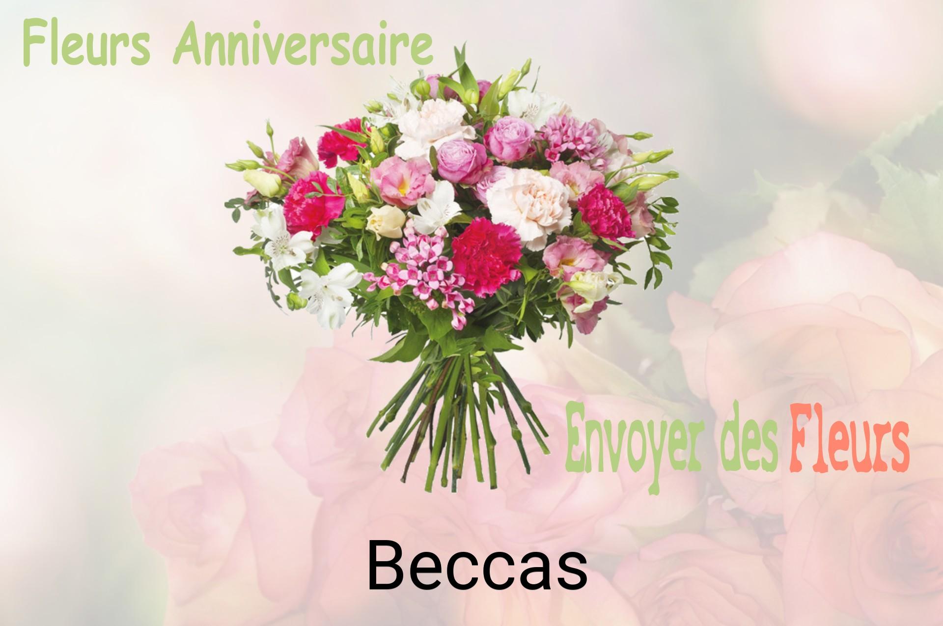 Bouquet de fleurs d’anniversaire livré à Beccas